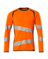 Mascot Accelerate Safe Warnschutz Sweatshirt – orange/moosgrün