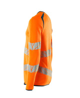 Mascot Accelerate Safe Warnschutz Sweatshirt – orange/dunkelpetroleum