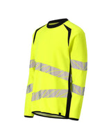 Mascot Accelerate Safe Warnschutz Sweatshirt – gelb/schwarzblau