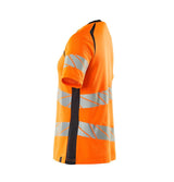 Mascot Damen Accelerate Safe Warnschutz T-Shirt – orange/schwarzblau