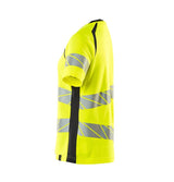 Mascot Damen Accelerate Safe Warnschutz T-Shirt – gelb/schwarzblau