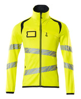 Mascot Accelerate Safe Warnschutz Fleecejacke – gelb/schwarzblau