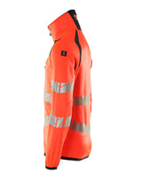 Mascot Accelerate Safe Warnschutz Fleecejacke – rot/schwarzblau