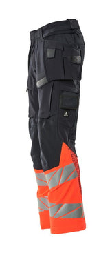 Mascot Accelerate Safe Warnschutz Bundhose Kl.1 19131-711 – schwarzblau/rot
