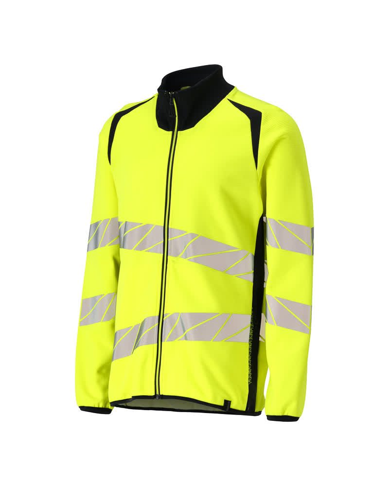 Mascot Accelerate Safe Warnschutz Sweatjacke – gelb/schwarzblau