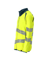 Mascot Accelerate Safe Warnschutz Sweatjacke – gelb/dunkelpetroleum