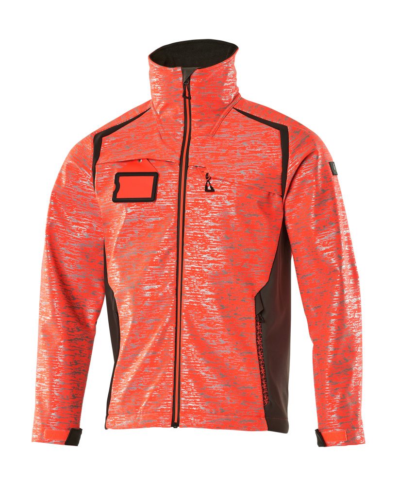 Mascot Accelerate Safe Softshelljacke – rot/dunkelanthrazit