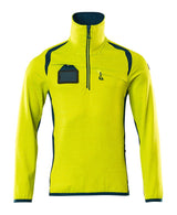 Mascot Accelerate Safe Fleecepullover – gelb/dunkelpetroleum