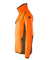 Mascot Accelerate Safe Fleecejacke – orange/moosgrün