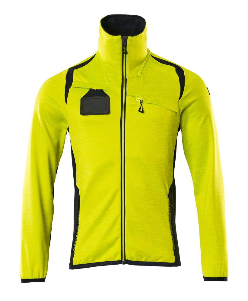 Mascot Accelerate Safe Fleecejacke – gelb/schwarzblau