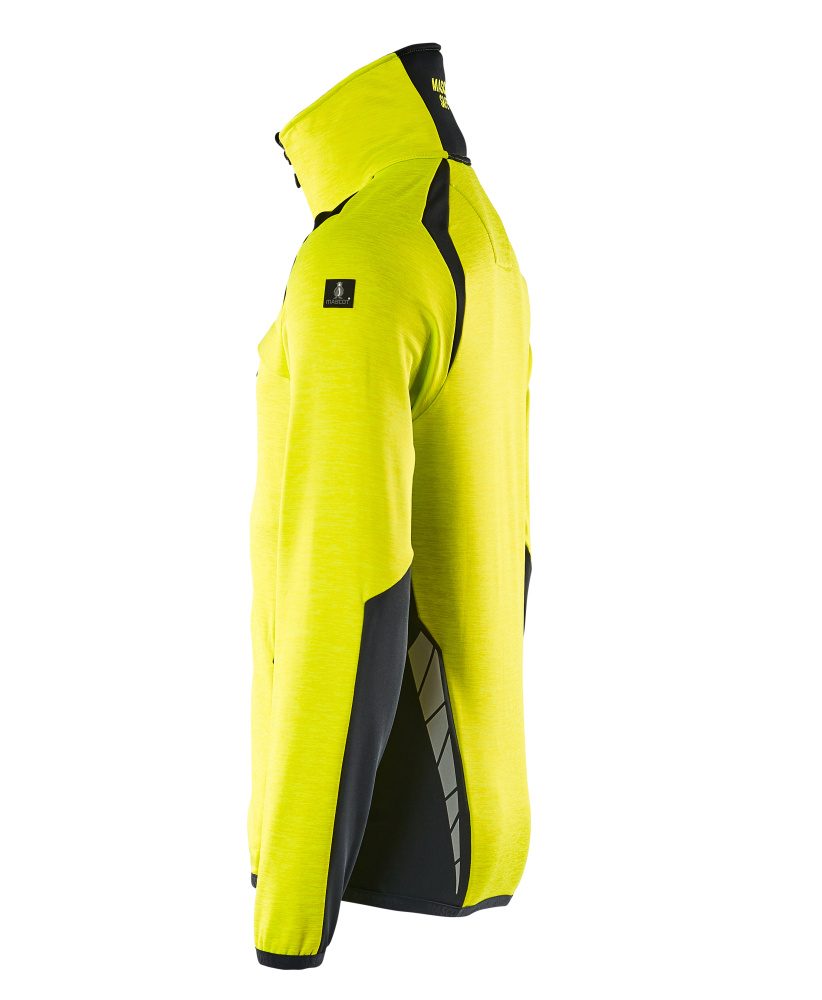 Mascot Accelerate Safe Fleecejacke – gelb/schwarzblau