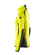 Mascot Damen Accelerate Safe Fleecejacke – gelb/schwarzblau
