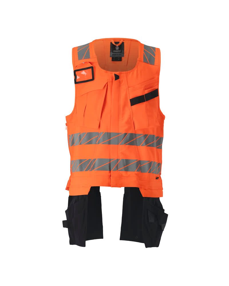 Mascot Accelerate Safe Warnschutz Montageweste – orange/schwarzblau