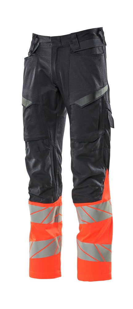 Mascot Accelerate Safe Warnschutz Bundhose Kl.1 19679-236 – schwarzblau/rot