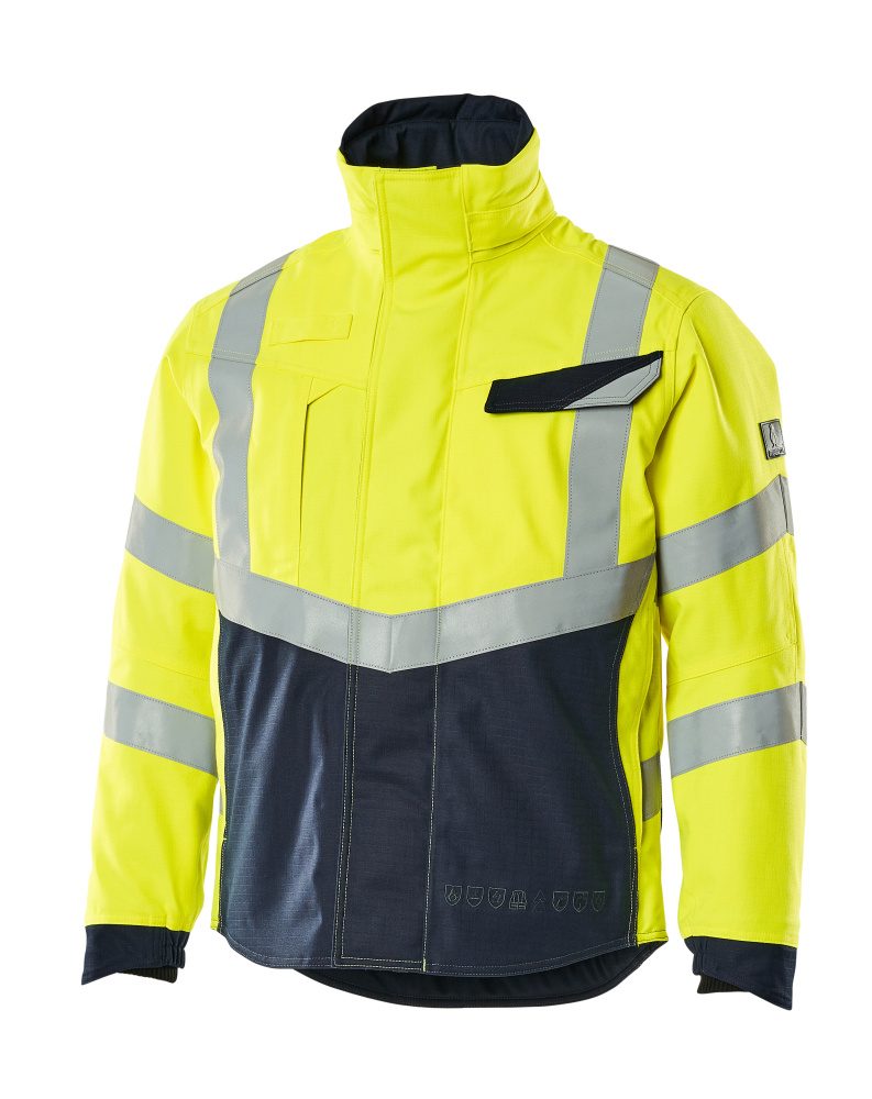 Mascot Multisafe Multinorm Pilotenjacke – gelb/schwarzblau