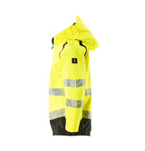 Mascot Accelerate Safe Kinder HiVis Hardshelljacke – gelb/schwarz
