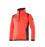 Mascot Accelerate Safe Kinder HiVis Fleecepullover – rot/schwarzblau