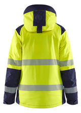 Blåkläder Damen 4456 Warnschutz Winterjacke Kl 2 – gelb/marine