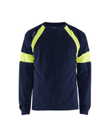 Blåkläder 3520 Langarmshirt – marine/gelb