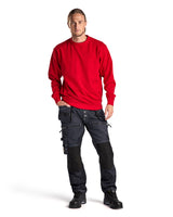 Blåkläder 3340 Rundhals Pullover – rot