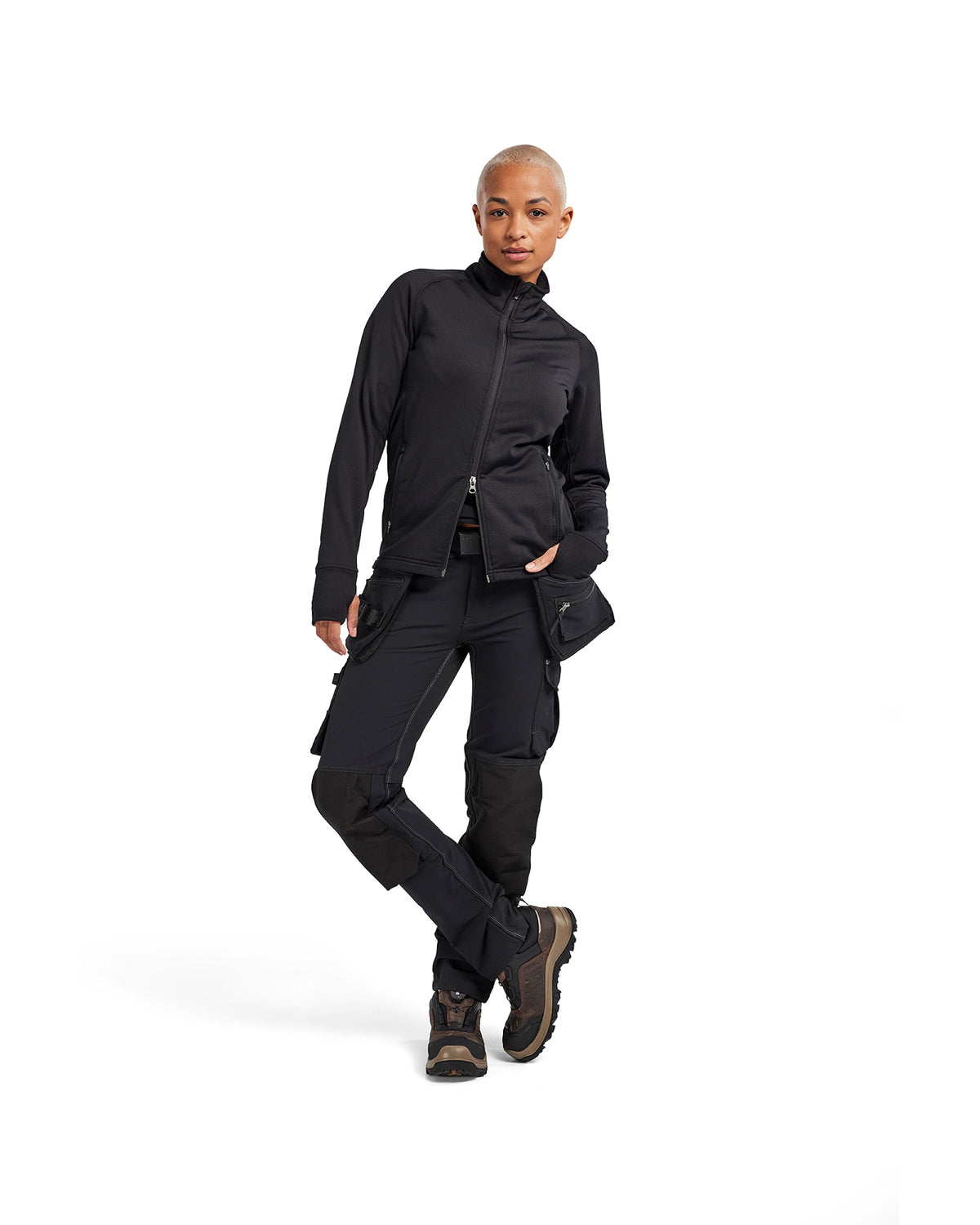 Blåkläder Damen Striker Fleecejacke – schwarz