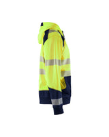 Blåkläder 3546 Warnschutz Kapuzen-Sweatshirt – gelb/marine
