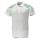 Mascot 20083-933 Food & Care Polo-Shirt – weiß/grasgrün