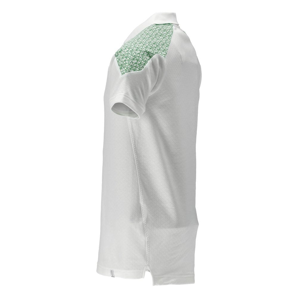 Mascot 20083-933 Food & Care Polo-Shirt – weiß/grasgrün