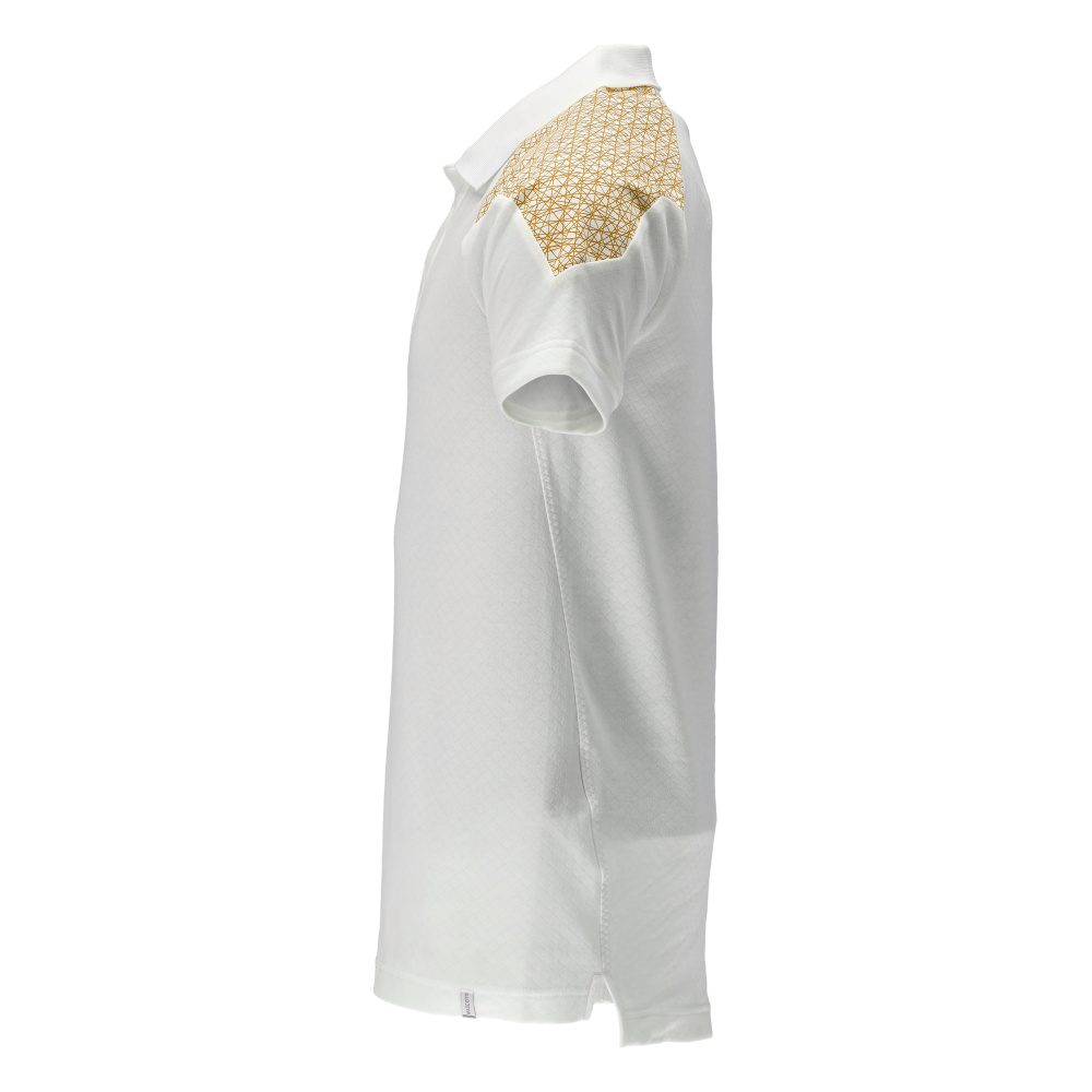 Mascot 20083-933 Food & Care Polo-Shirt – weiß/currygelb