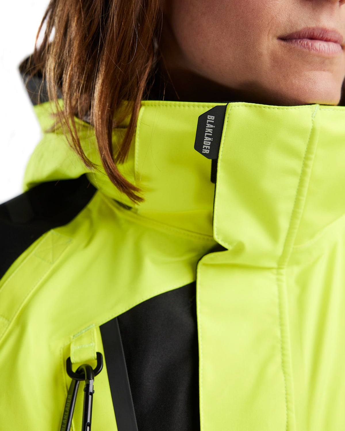 Blåkläder Damen 4436 Warnschutz Regenjacke Kl. 2 – gelb/schwarz