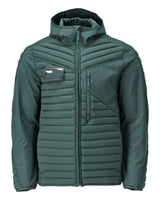 Mascot 22215-607 Customized Kapuzen-Steppjacke – waldgrün