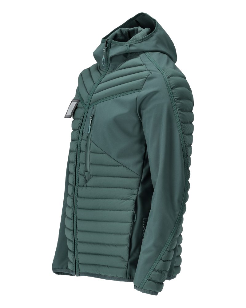 Mascot 22215-607 Customized Kapuzen-Steppjacke – waldgrün