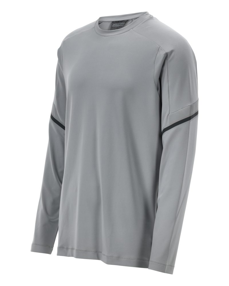 Mascot 22281-461 Customized Langarmshirt – silbergrau