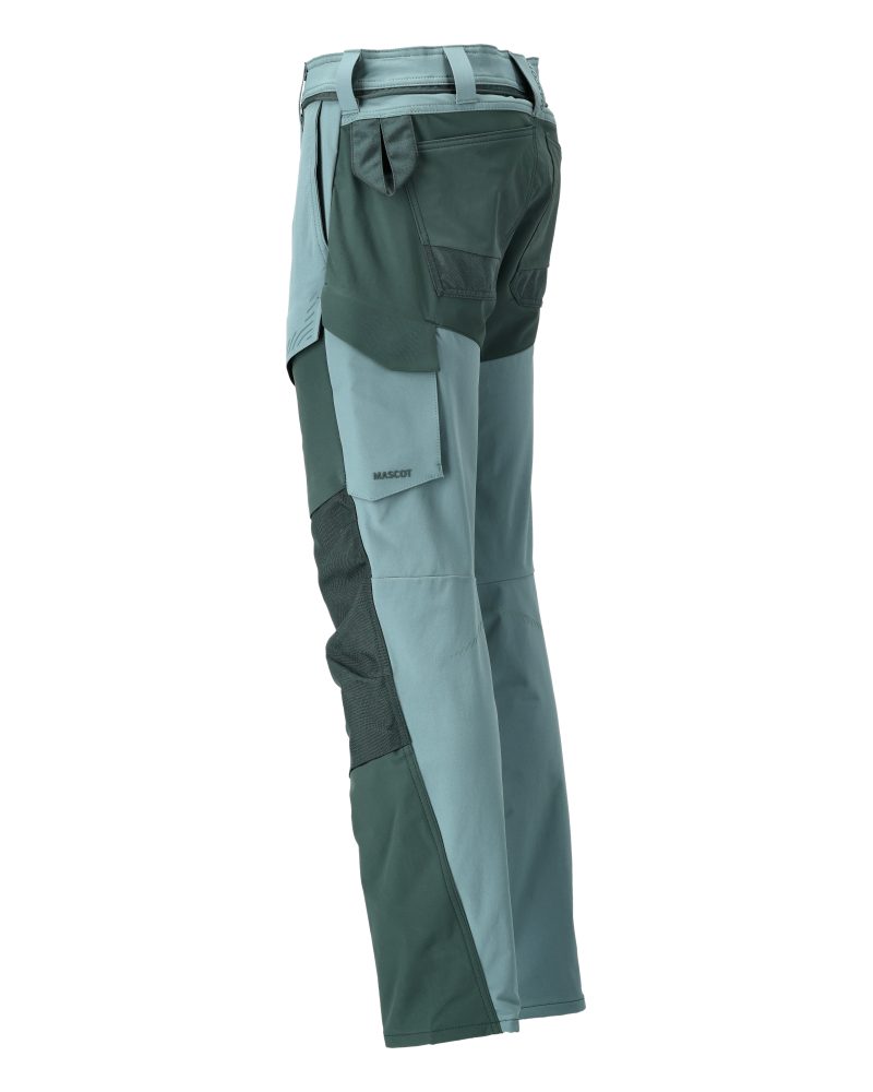 Mascot 22379-311 Customized Stretch Bundhose – hell-waldgrün/waldgrün