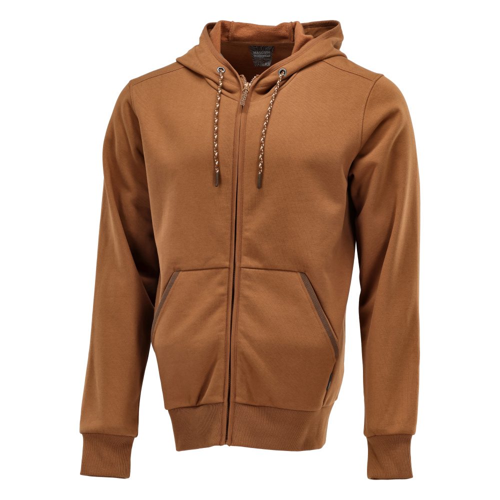 Mascot 22486-378 Customized Kapuzen-Sweatjacke – nussbraun