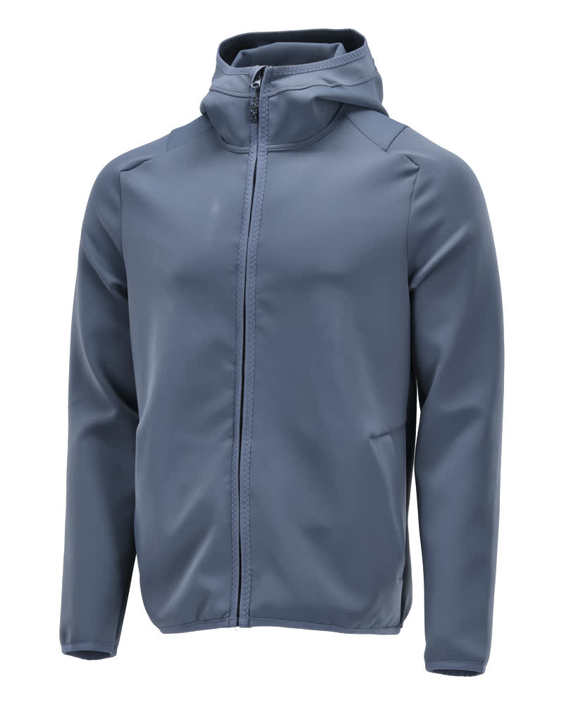 Mascot 22586-608 Customized Kapuzen-Fleecejacke – steinblau