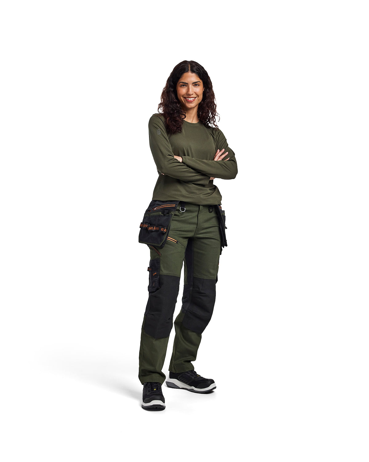 Blåkläder Damen 3427 UV Funktionsshirt – waldgrün