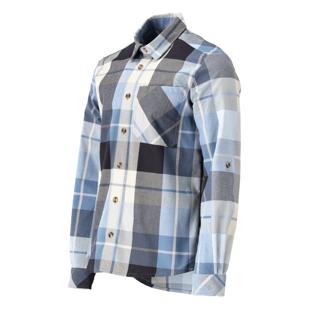 Mascot 22904-446 Customized Flanellhemd – schwarzblau-kariert