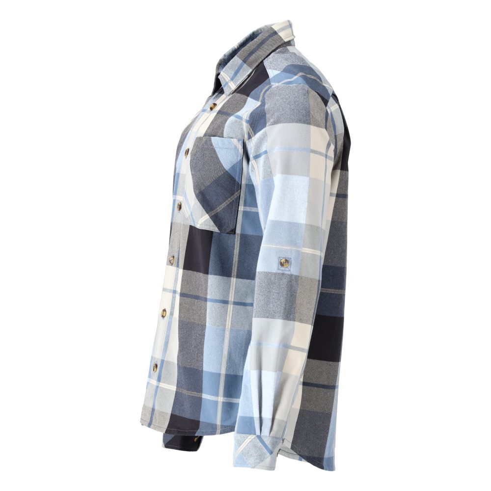Mascot 22904-446 Customized Flanellhemd – schwarzblau-kariert