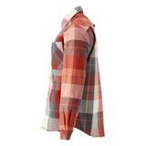 Mascot 22904-446 Customized Flanellhemd – herbstrot-kariert