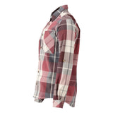 Mascot 22904-446 Customized Flanellhemd – bordeaux-kariert