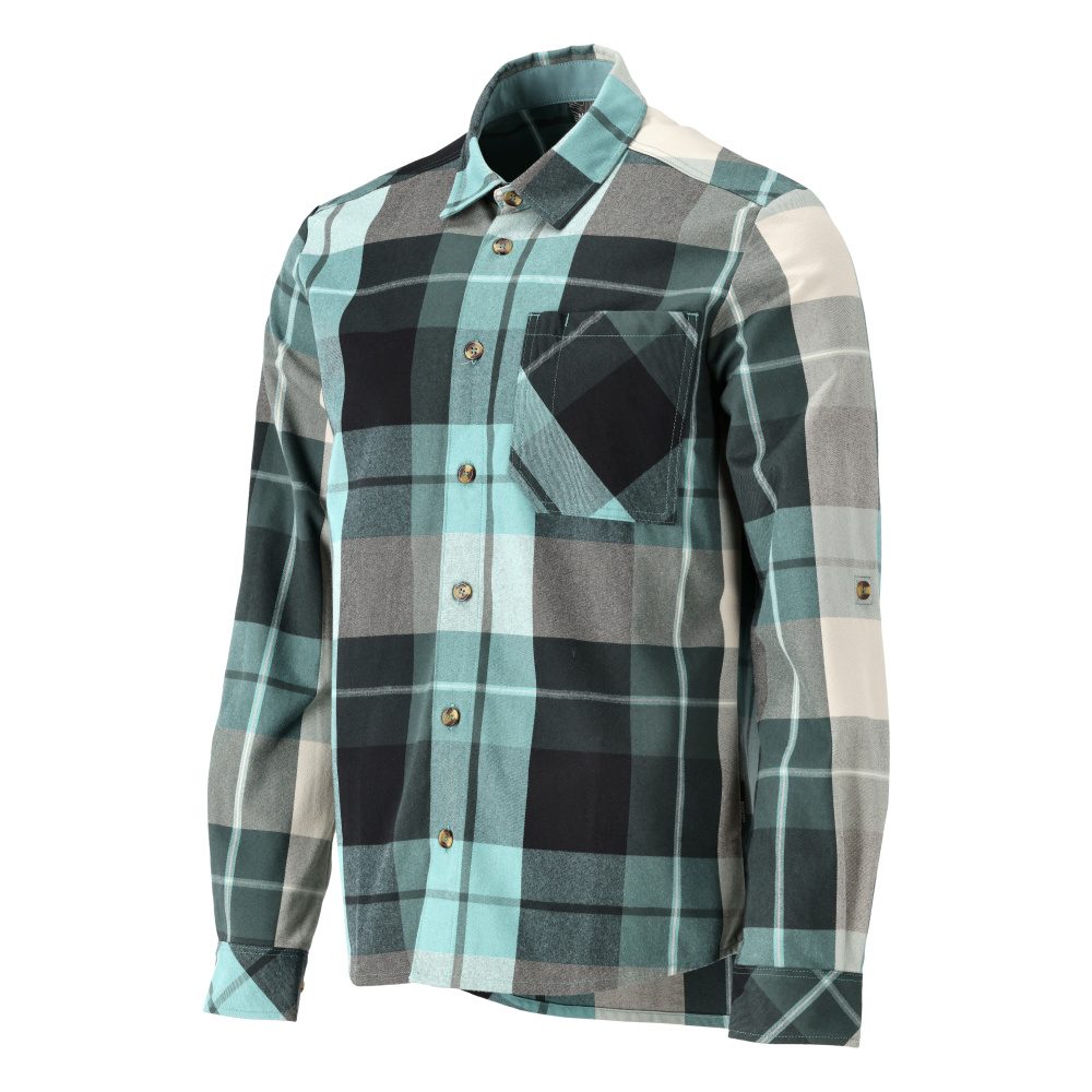 Mascot 22904-446 Customized Flanellhemd – waldgrün-kariert