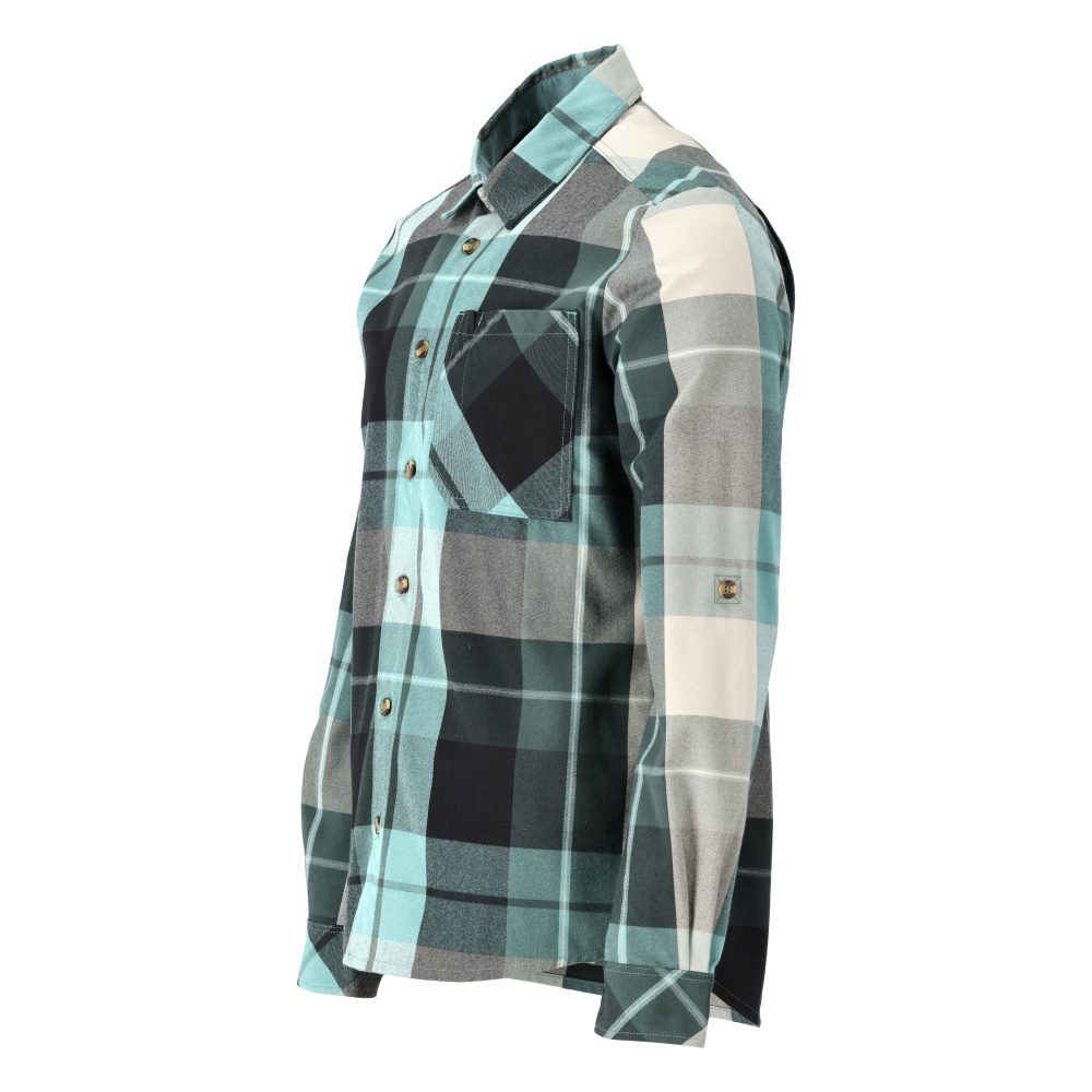 Mascot 22904-446 Customized Flanellhemd – waldgrün-kariert