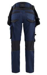 Blåkläder Damen Stretch 7170 Arbeitshose – dunkelmarine/schwarz