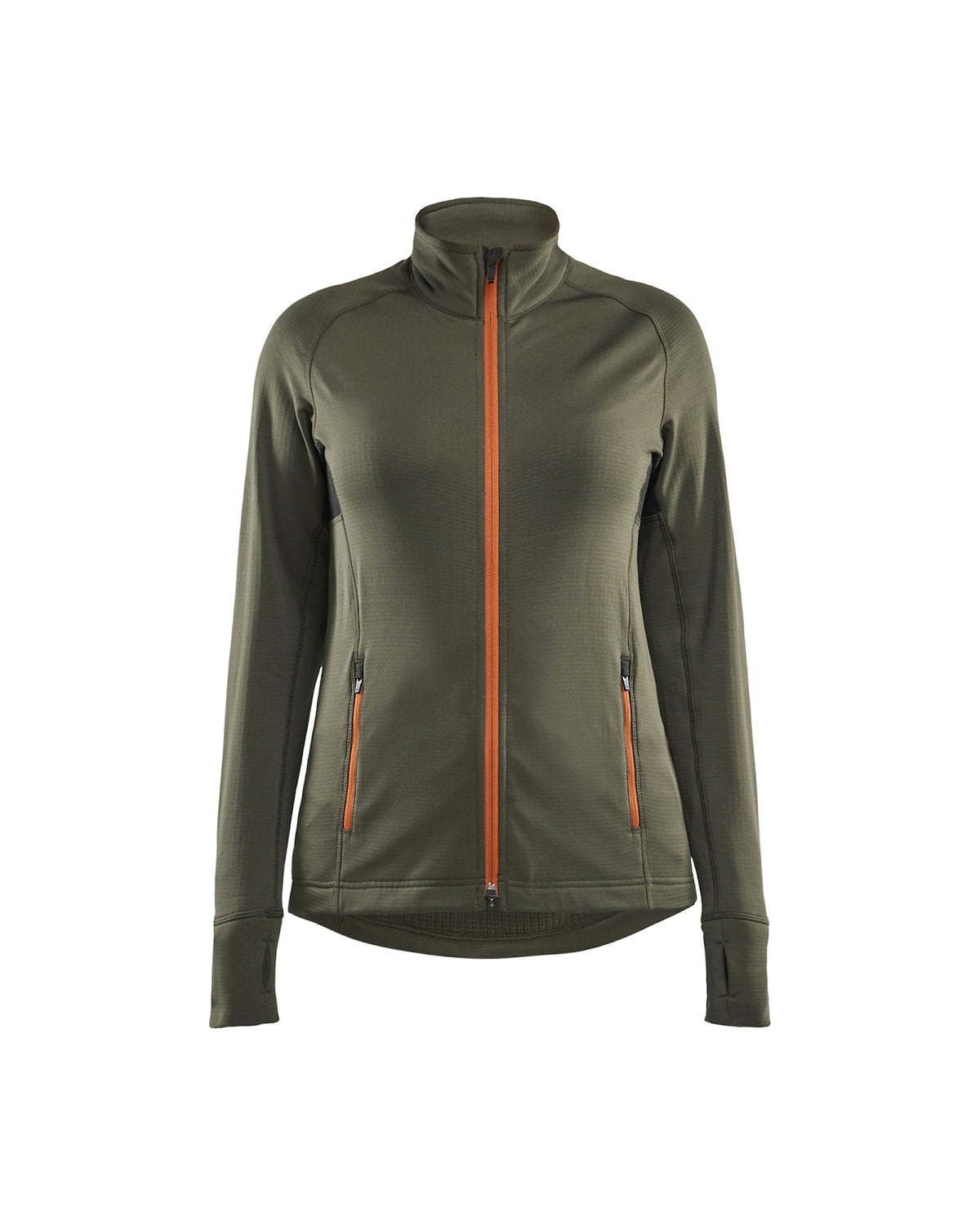 Blåkläder Damen Striker Fleecejacke – waldgrün/rost