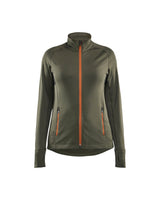 Blåkläder Damen Striker Fleecejacke – waldgrün/rost