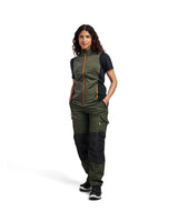 Blåkläder Damen Striker Fleeceweste – waldgrün/rost