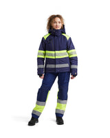 Blåkläder Damen 4470 Warnschutz Winterjacke Kl 1 – marine/orange