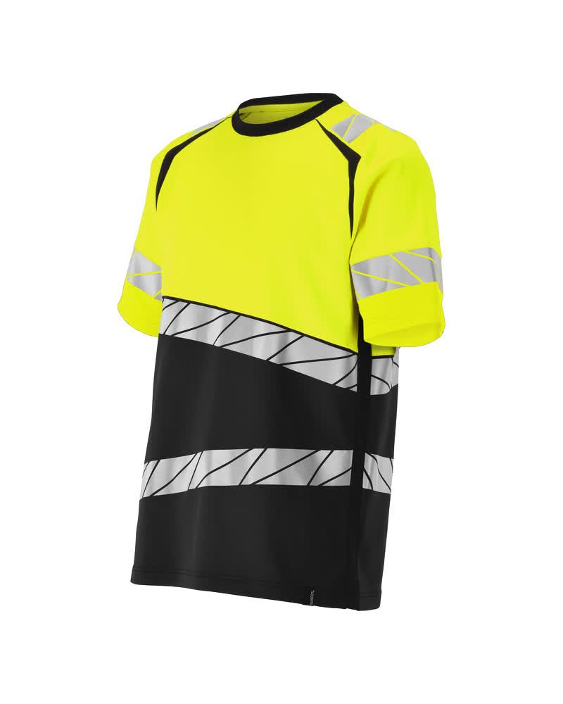 Mascot Accelerate Safe Warnschutz T-Shirt 25082-771 – schwarz/leuchtgelb