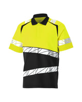 Mascot Accelerate Safe Warnschutz-Poloshirt – schwarz/leuchtgelb